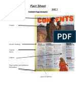 Content Page Analysis
