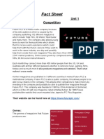 Fact Sheet: Dylan Massey Unit 1 Competition