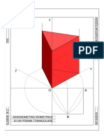 Assonometria Isometrica Prisma Triangolare Disegno Tecnico