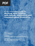 A Law Enforcement Guide For Working With Individuals With Autism and IDD