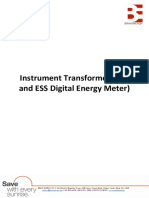 Instrument Transformer (SPP and ESS Digital Energy Meter)
