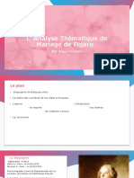 L' Analyse Thématique de Mariage de Figaro