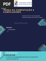 Compiladores Teoria Da Computação