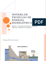 Sistema de Produção de Energia Hidrelétrica - Tps