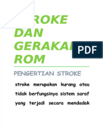 Stroke DAN Gerakan ROM