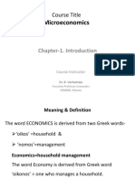 Microeconomics: Course Title