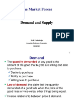 The Market Forces: Demand and Supply