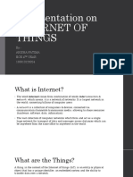 A Presentation On Internet of Things