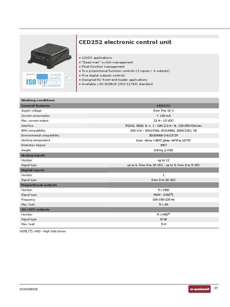 Contol Unit CED252 | PDF | Computing | Computer Science