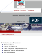 Technologies For Electronic Commerce: Department of Computer Science