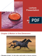 Presentation: Motion in One Dimension