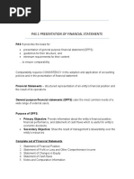 Pas 1 Presentation of Financial Statements