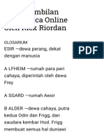 9 Dari Sembilan Dunia Baca Online Oleh Rick Riordan: Glosarium