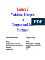 Lectures in FEA Fundamentals Lecture 2 V