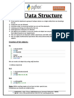 Set Data Structure