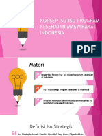 2021 Konsep Isu Isu Strategis Program Kesehatan Di Indonesia