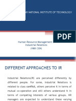 HRM&IR - Industrial Relations (Part II) - Approaches To IR