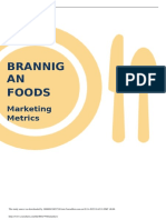 Brannig AN Foods: Marketing Metrics