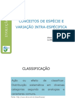 Seminário Evolução