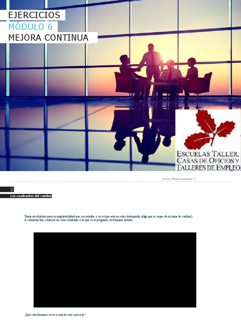HpE Ejercicio2 Módulo6 | PDF | Crecimiento personal y profesional