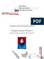 Formulir Pendaftaran PHW ISMKI Wilayah 4
