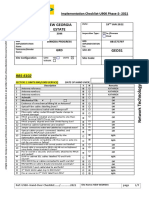 Installation Checklist NEW GEORGIA