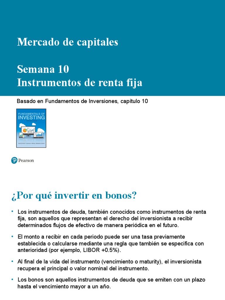 C10 Instrumentos de Renta Fija | PDF | Bonos corporativos | Renta Fija