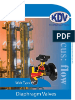 Diaphragm Valves: Weir Type WT