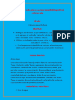 Trabajo Sobre Indicadores Acido - Quimica