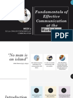 W2 Fundamentals of Effective Communicative in Organization