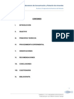 Preparación de Reactivos de Flotación