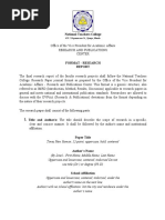 Practical Research 1 Paper Format | PDF | Research Design | Data Analysis