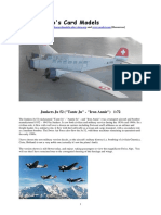Bob's Card Models: Junkers Ju 52 ("Tante Ju" - "Iron Annie") 1:72