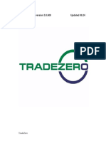 Zeropro Manual Version 3.0.600 Updated 06.24: Tradezero