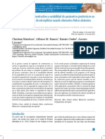 Análisis Del Proceso Constructivo y Variabilidad de Parámetros Geotécnicos