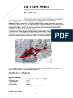 Bob'S Card Models: Agustawestland Da Vinci Scale: 1:36