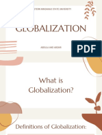 Globalization: Western Mindanao State University