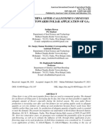 Response of China Aster (Callistephus Chinensis L.) Genotypes Towards Foliar Application of Ga