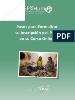 26 - PASOS PARA REALIZAR EL PAGO Y INSCRIPCIÓN - Cursos Castellano