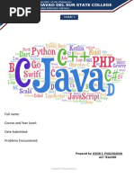 ITC 112 Module 4 Computer Programming 1 Lesson 123