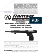 Manual de Uso Pistola Ramset RS22 Span