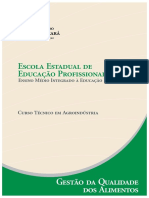 Agroindustria 17 - Gestão Da Qualidade Dos Alimentos 3 Ano