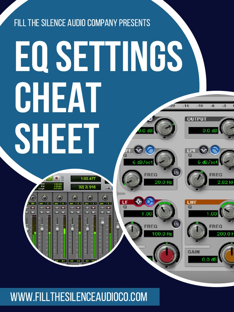 EQ Settings Cheat Sheet PDF Equalization (Audio) Hertz