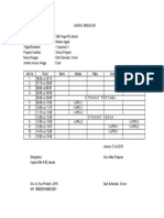 Jadwal Mengajar