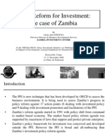 Policy Reform For Investment - Zambia