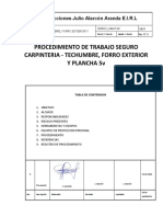 Procedimiento de Trabajo Seguro Techumbre Julio Alarcon