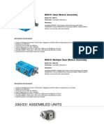 030/031 Assembled Units: M30/31 Gear Motors Assembly