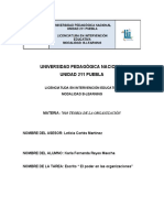 El poder en las organizaciones radica en sus relaciones