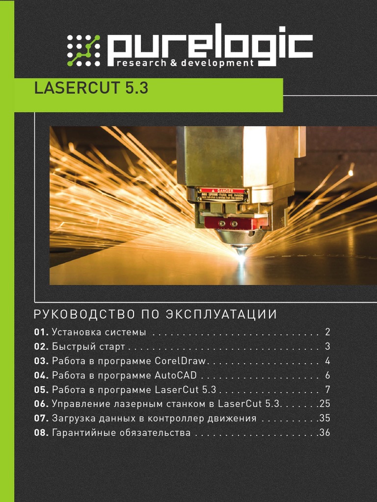 Laser Cut User Manual Ru | PDF