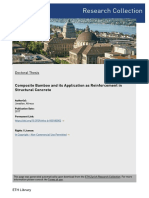 Composite Bamboo and Its Application As Reinforcement in Structural Concrete